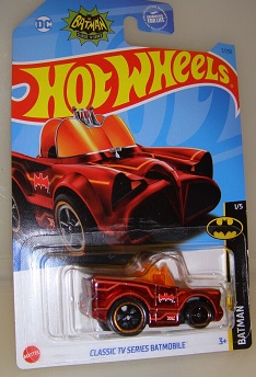 2023 Hot Wheels Tooned Batman Batmobile Red Super Treasure Hunt STH 1:64